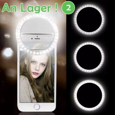 USB Ladung Führte Selfie Ring Licht für iPhone Samsung Xiaomi