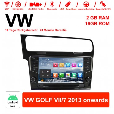 9 Zoll Android 10.0 Autoradio / Multimedia 2GB RAM 16GB ROM Für VW GOLF VII/7 2013 onwards