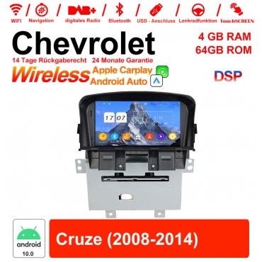 7 Zoll Android 12.0 Autoradio / Multimedia 4GB RAM 64GB ROM Für Chevrolet Cruze 2008-2014 Mit WiFi NAVI Bluetooth USB