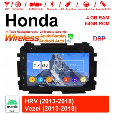 8 Zoll Android 12.0 Autoradio / Multimedia 4GB RAM 64GB ROM Für Hyunda HRV 2013-2018 Vezel 2013-2018 Mit WiFi NAVI Bluetooth USB