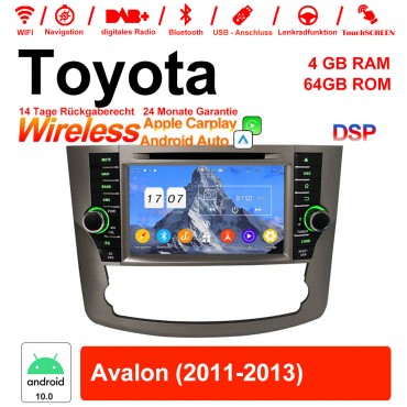 8 Zoll Android 12.0 Autoradio / Multimedia 4GB RAM 64GB ROM Für Toyota Avalon 2011-2013 Mit WiFi NAVI Bluetooth USB
