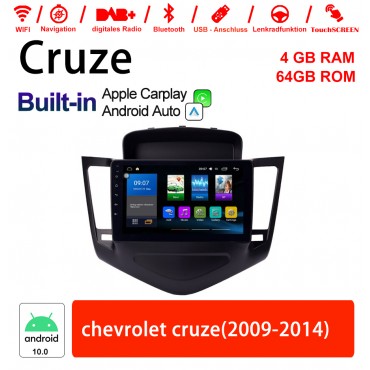 9 Zoll Android 10.0 Autoradio / Multimedia 4GB RAM 64GB ROM Für Chevrolet cruze 2009-2014 Built-in Carplay