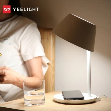Yeelight YLCT03YL Nacht lampe Smart WIFI Touch Dimmbare 18W LED Drahtlose Aufladen Für iPhone