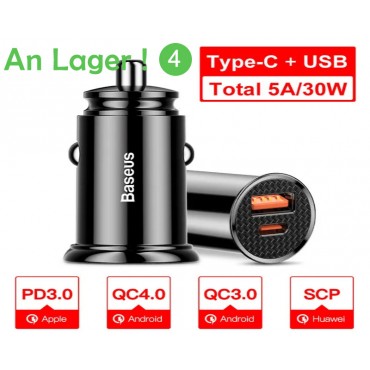 Baseus Mini USB Auto Ladegerät Für Handy Tablet GPS 3.1A Schnelle Ladegerät Auto-Ladegerät Dual USB Auto