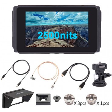 Fotga E50 5 Zoll Ultra Helle 2500nit DSLR Touchscreen Bereich Kamera Monitor 3D LUT,3G SDI, wavaform, Vector,4K HDMI-kompatibel