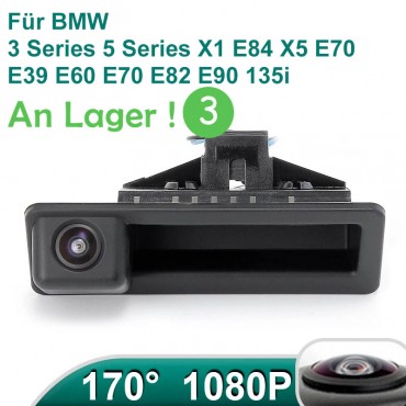 AHD 1080P Fisheye Objektiv Auto Rückansicht Kamera Für BMW 3 Serie 5 Serie E39 E60 E70 E82 E90 X1 X5 135i