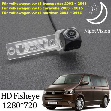 1280*720 AHD Nachtsicht Rückansicht Kamera Für VW T5 Transporter Caravelle Multivan 2003-2015
