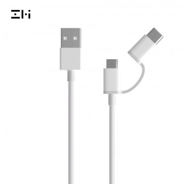 Xiaomi ZMI 2-in-1 USB-C und Micro-USB Combo Kabel DatenKabel Ladegerät Kabel, 30 cm 100 cm