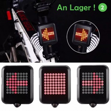 USB Aufladen Intelligente Fahrrad Licht Rücklicht Led Smart Bike Fahrtrichtungsanzeiger Rücklicht