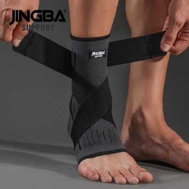 JINGBA UNTERSTÜTZUNG 1 PCS Schutzhülle Fußball Knöchel Unterstützung Basketball Knöchel Brace Compression Nylon Strap Gürtel Knöchel Schutz