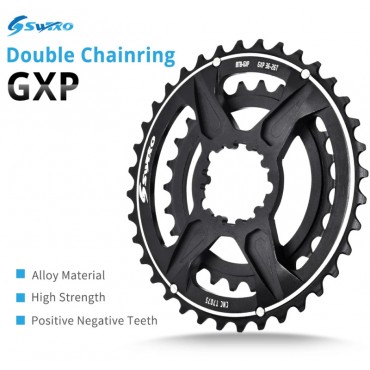SWTXO Mountainbike GXP Doppel Kettenblatt 36T-26T/38T-28T Fahrrad Krone für SRAM XO1 X1 GX XO X9 Fahrrad Kurbel Kette Rad