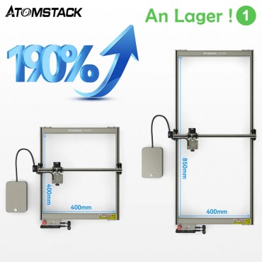 ATOMSTACK Laser gravur maschine Y-achse Extension Kit 850*400mm Fläche für x20 pro/s20 pro/x30 pro/s30 pro Laser gravur maschinen zubehör