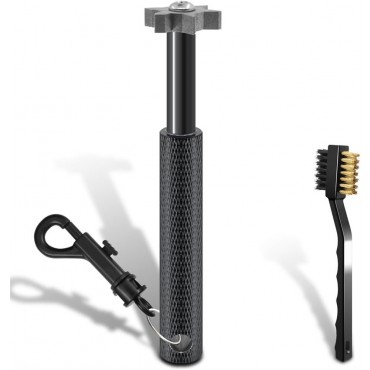 Golf Club Groove Sharpener und Pinsel, Reinigen und Schärfen Kit für Wedges und Eisen, Golfzubehör