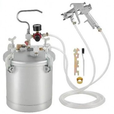 10L/2.5 Gallonen Druck Farbe Topf Sprayer Tank mit Spray Gun & Schlauch für Home Außenbereich oder Kommerziellen Malerei Spritzen