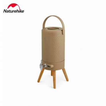 Naturehike Edelstahl Isolier fass tragbare Camping Eimer Picknick isolierten Wasserkocher große Kapazität Speicher Wassereimer