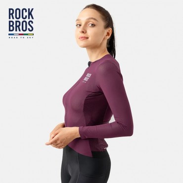 ROCKBROS ROAD ZU SKY Fahrrad Jersey Atmungs Frühjahr Radfahren Lange Hülse Jersey Frauen Radfahren MTB Rennrad Sportswear Kleidung