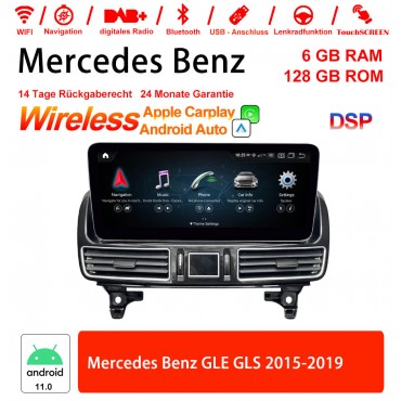 12.3 Zoll Snapdragon 685 8 Core Android 13 4G Autoradio / Multimedia 8GB RAM 256GB ROM Für Benz GLE/GLS  2015-2019 Built-in CarPlay