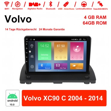 Android 10.0 Autoradio / Multimedia 4GB RAM 64GB ROM Für Volvo XC90 C 2004 - 2014 Mit WiFi NAVI Bluetooth USB