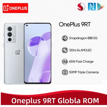 Oneplus 9RT 5G Android 11 6,62 Zoll Snapdragon 888 120Hz 8GB RAM 256GB ROM 50MP 4500mAh Triple-Kamera-Smartphone