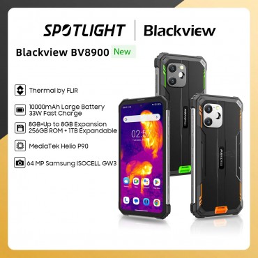 Blackview BV8900 robustes Smartphone Helio P90 6.5 Zoll 16GB RAM 256GB ROM Roubuste Telefon