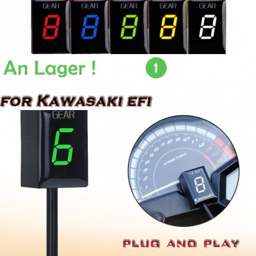 Ganganzeige für Kawasaki ER6N Z1000SX Ninja 300 Z1000 Z800 Z750 versys 650 Z400 Motorrad Ecu Direktmontage 1-6 Geschwindigkeit