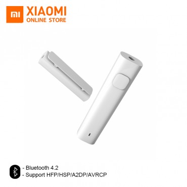NEU Xiaomi Bluetooth 4.2 Audio Wireless Adapter 3.5mm Audio Music Car Kit Speaker Headphone Hands Free young style