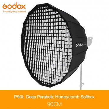 Godox Tragbare P90L 90 cm Tiefe Parabolischen Honeycomb Grid Softbox Bowens Berg Studio Flash Reflektor Foto Studio Softbox