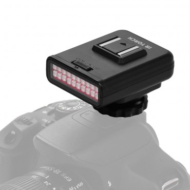 ORDRO LN-3 Studio IR LED-Licht USB wiederaufladbarer Infrarot-Nachtsicht-Infrarot-Illuminator für DSLR-Kamera Fotografie Beleuchtungszubehör