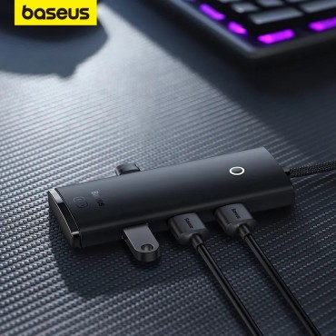 Baseus USB HUB 4 in 1 USB C HUB USB Typ C zu Multi USB 3.0 Adapter für MacBook Pro luft Huawei Mate 30 USB-C 3.0 Splitter