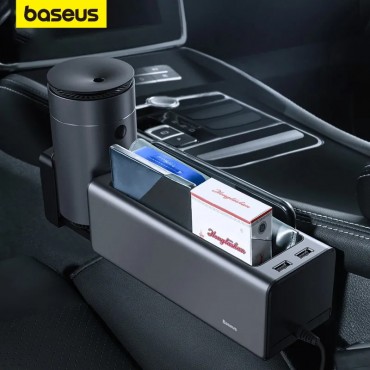 Baseus Auto Organizer Auto Sitz Spalt Lücken Lagerung Box Tasse Telefon Halter für Taschen Verstauen Aufräumen Organizer Auto Zubehör