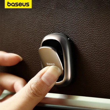 Baseus 2Pcs Auto Haken Auto Aufkleber Halter Auto Fastener Clip für Kabel Kopfhörer Schlüssel Wand Aufhänger