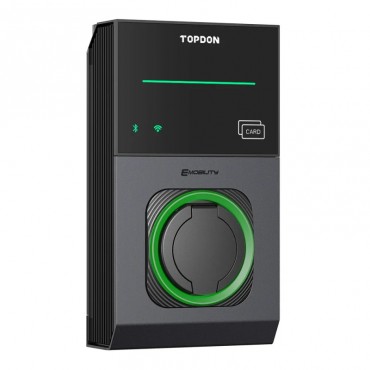 TOPDON PulseQ AC Pro 11 kW 22 kW Ocpp 3 Phase Typ 2 Smart APP RFID Wifi Elektroauto Wand-EV-Ladestation