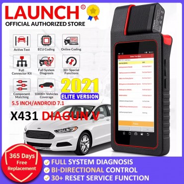 LAUNCH X431 Diagun V OBD2 Auto diagnose werkzeug voll systemCode Reader scanner OBDII OBD Scan-tool Update Online