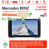 9 Zoll Android 12.0 4G LTE Autoradio 4GB RAM 64GB ROM Für BENZ A-Klasse W169, B-Klasse W245, Sprinter Viano Vito, VW Built-in Carplay / Android Auto