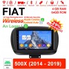 9 Zoll Android 12.0 Autoradio / Multimedia 4GB RAM 64GB ROM Für FIAT 500X 2014 - 2019 Mit WiFi NAVI Bluetooth USB