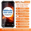 OUKITEL WP5 Pro IP68 Wasserdichtes Smartphone 4 GB RAM + 64 GB ROM 8000 mAh Android 10 13MP Dreifachkamera 5,5 Zoll Mobiltelefon