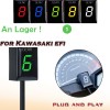 Ganganzeige für Kawasaki ER6N Z1000SX Ninja 300 Z1000 Z800 Z750 versys 650 Z400 Motorrad Ecu Direktmontage 1-6 Geschwindigkeit