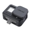 Ulanzi G8-3 Schutzhülle für die weiche Silikon Kamera mit Kamera Objektivkappe Droproof Vlogging Case Cage Kit Kompatibel mit GoPro Hero 8 Black