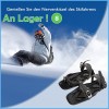 Outdoor-Ski-Skates Schneeschuhe – Winter einstellbare Bindung für Erwachsene