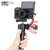 UURig U-Pod Tragbarer Vlog-Ständer Tischhalter Haltegriff Stativ für spiegellose Sony / Canon-Kamera mit kaltem Schuh für Mikrofon