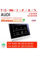 8 zoll Qualcomm Snapdragon 662 8 Core Android 11.0  Autoradio 6GB RAM 128GB ROM Für AUDI A6 2012-2018/AUDI A7 2012-2018 Built-in CarPlay