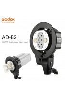 Godox AD-B2 Bowens Mount Doppelrohre Light Head Bracket für AD200 Portable Flash Speedlite