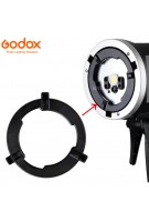Godox AD-CS Bowens Mount Adapter Festen Ring für Godox AD600B AD600BM für Godox AD-H600B AD-H1200B Tragbare Flash-Kopf