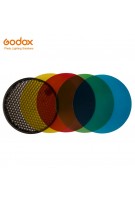 Godox Ad-s11 Witstro Blitz Speedlite Zubehör Godox Ad180 Ad360 AD200 Filter mit für Farbe (Rot, blau, grün, gelb)