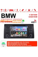 7 Zoll Android 13.0 Autoradio / Multimedia 4GB RAM 64GB ROM Für BMW E53 E39 X5 M5 Built-in Carplay / Android Auto