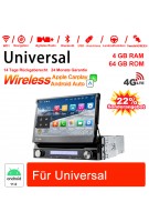 7  Zoll  Android 10.0 Autoradio / Multimedia  4GB RAM 64GB ROM für Universal GPS Navigation Stereo Radio WIFI MP3 Bluetooth USB SWC