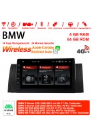 9 Zoll Android 11.0 Autoradio / Multimedia 4GB RAM 64GB ROM Für BMW X5 E53 M5 E39 Built-in Carplay / Android Auto
