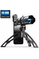 APEXEL HD 20x-40x zoom teleskop teleobjektiv monokulare mobile objektiv + selfie stativ für Samsung iPhone alle Smartphones