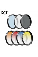 APEXEL HD Optic kamera objektiv 52mm UV Grad Blau Rot Farbe Filter + CPL ND + Sterne Filter für Nikon Canon sony iPhone alle handys