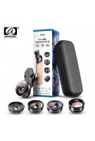 APEXEL 5 in 1 Professionelle Kamera telefon objektiv kit 4K HD Weit makro Teleskop super Fisheye Objektiv für iPhone samsung alle smartphone